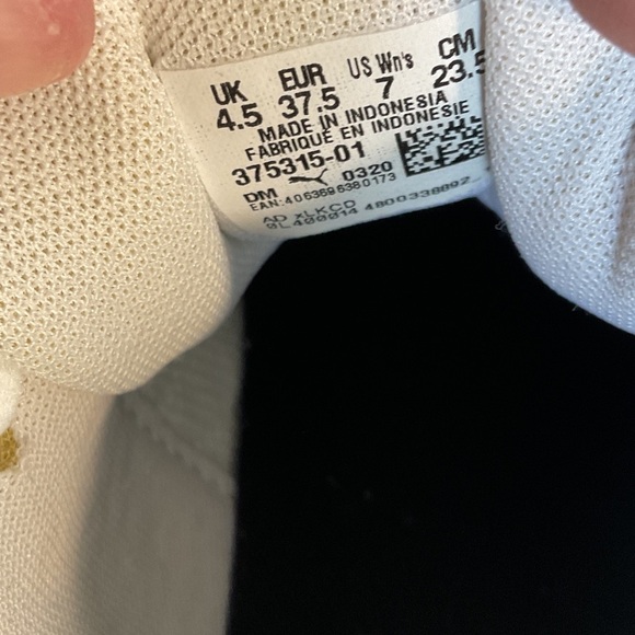 Puma White and Black cali platform - Picture 6 of 6